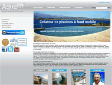 Tablet Screenshot of fond-mobile-aqualift.fr